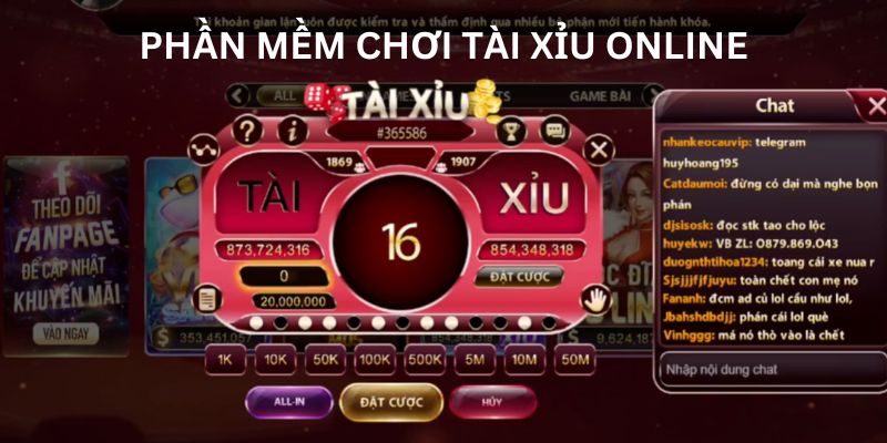 Chiến thắng dễ dàng với phần mềm Tài Xỉu online 